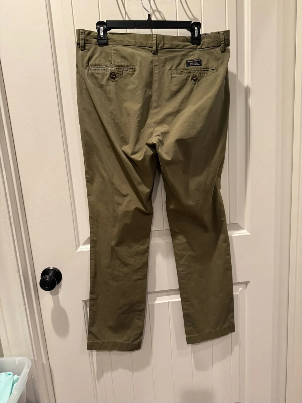 Banana Republic Aiden Slim Fit Chino Pants Olive Green 33x32